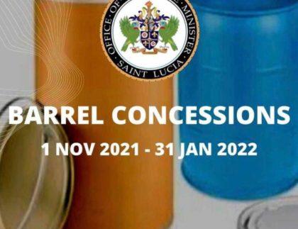 st lucia barrel concessions